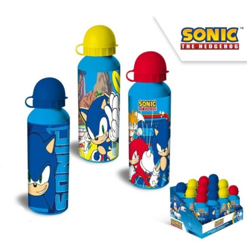 Hliníková fľaša na pitie Ježko Sonic 500ml