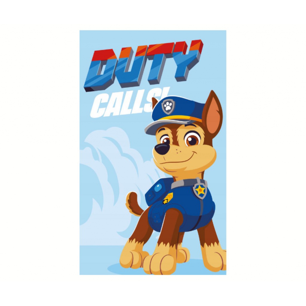 Detský uterák 30/50cm Paw Patrol Chase, PAW2350099