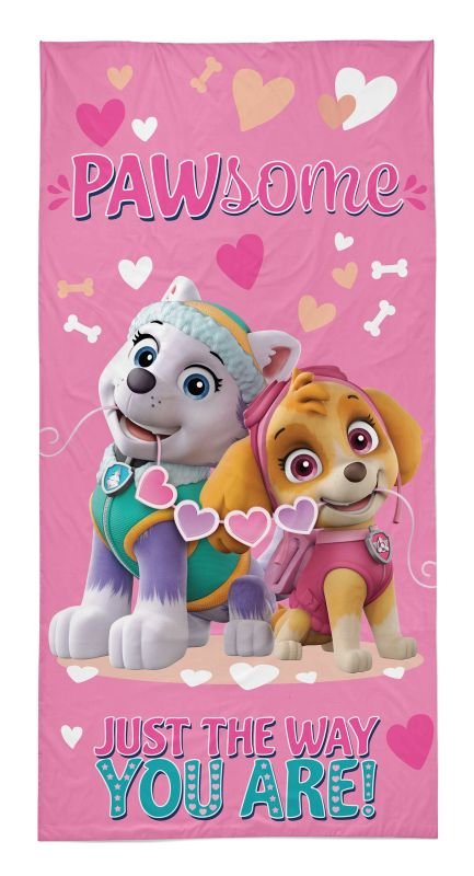 Osuška Paw Patrol srdiečka 70/140 PW330