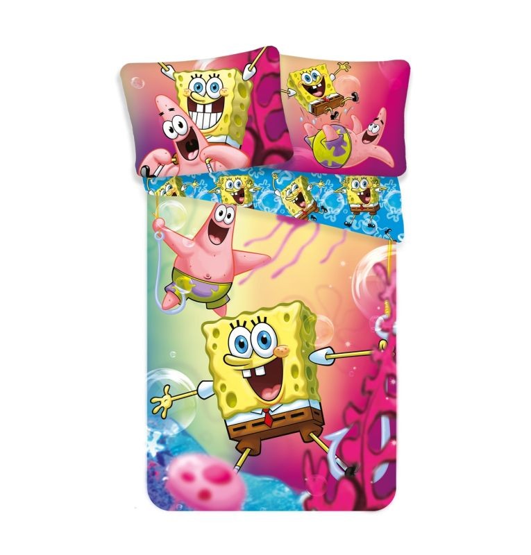 Obliečky SpongeBob 140/200, 70/90 s